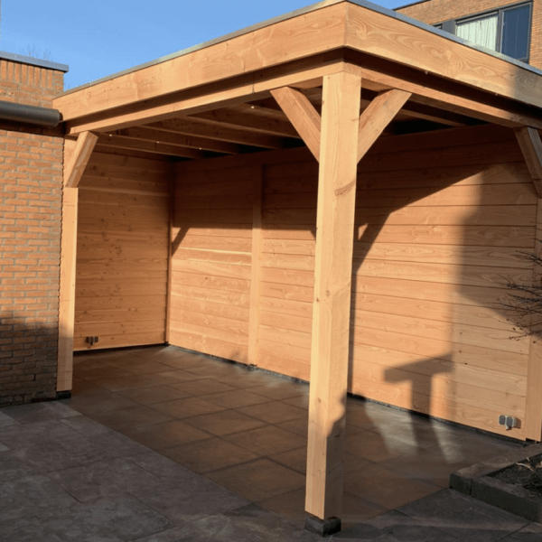 Overkapping van hout
