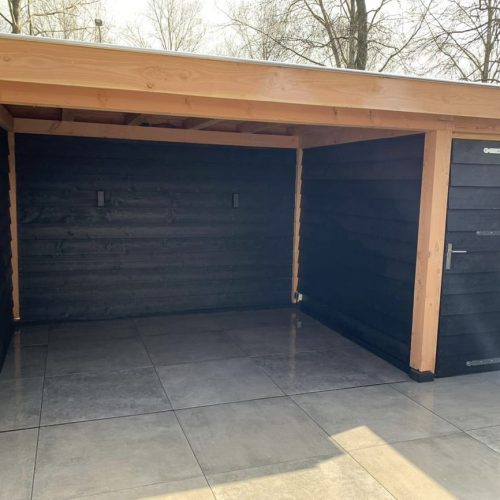 Terrasoverkapping Douglas hout