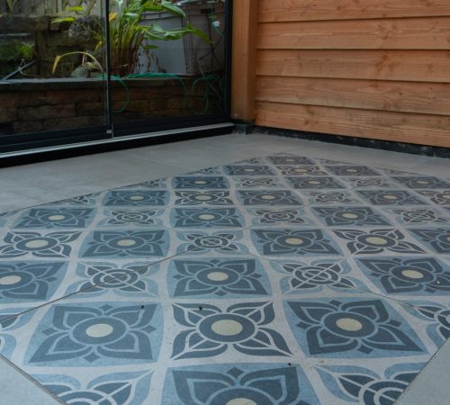 Keramische tegels met patroon