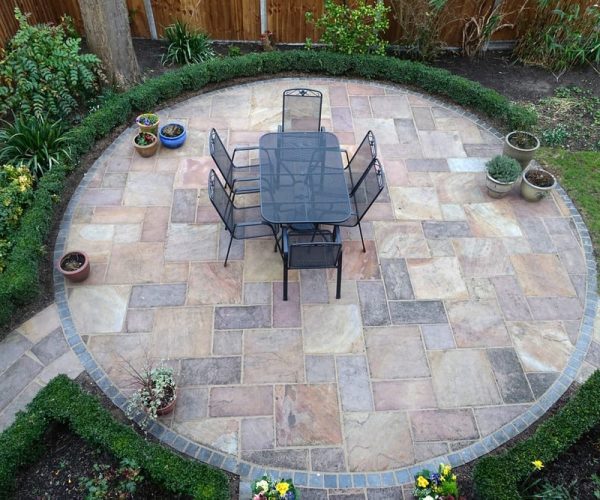 natuursteen terras bestraten
