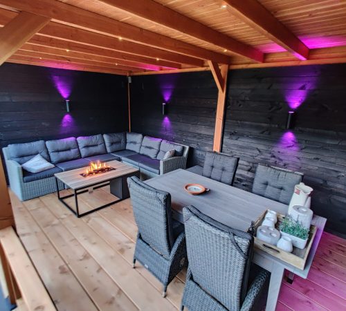 Tuinhuis overkapping